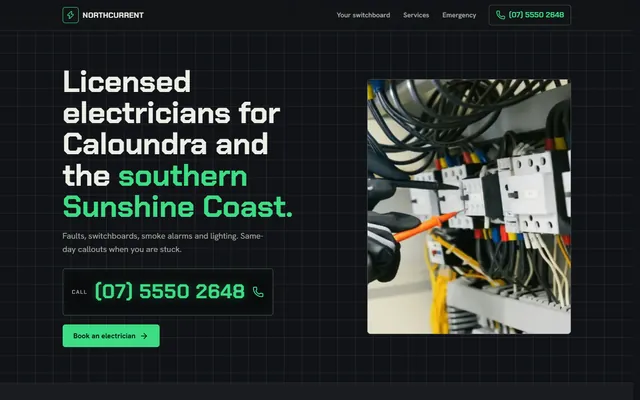 The Northcurrent Electrical example website